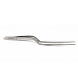 8" Stainless Steel Offset Precision Tongs