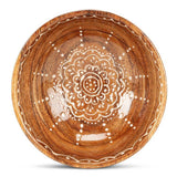 Wood Sunburst Bowl