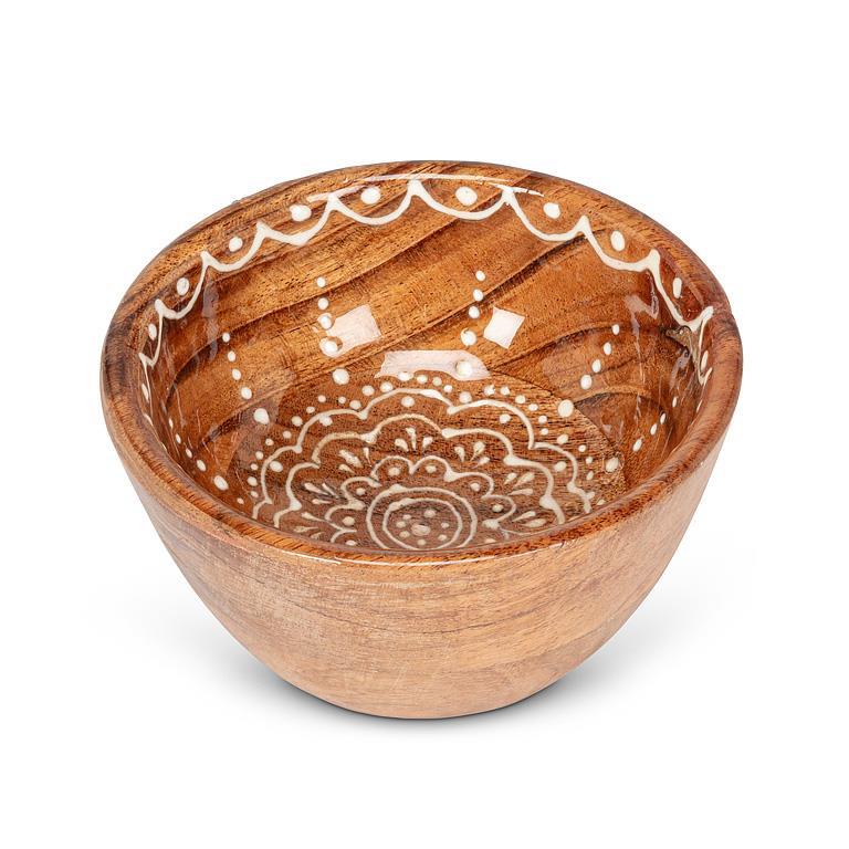 Wood Sunburst Bowl