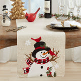 Snowman Table Runner