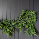 Norfolk & Cypress Mixed Real Touch Garland - 9 ft