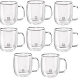 8 Piece Double Espresso Mug Set