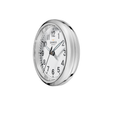 6" Runwell Clock | Chrome/White
