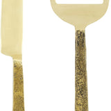 Gold Cheese Knives -  Set of 2
