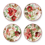Winter Blooms Dessert Plate