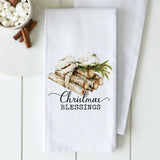 Christmas Blessing Tea Towel