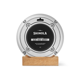 6" Runwell Clock | Chrome/Navy