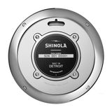 14" Runwell Clock | Chrome/Black