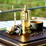 Chefs Mate 5.3" Brass Pepper Grinder