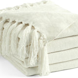 Darby Chenille Throw | Ivory