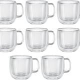 8 Piece Cappuccino Mug Set