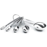 Stainless Steel Measuring Cups and Spoon Set