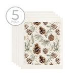 Pinecone Firs Sponge Cloth - Pack Of 5