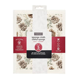 Pinecone Firs Sponge Cloth - Pack Of 5