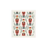 Traditional Nutcracker Sponge Cloth - Pack Of 5