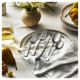45 Piece Flatware Set Matted satin finished