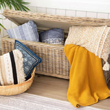Rattan Storage Bench