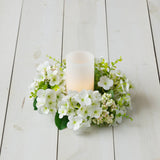 White Hydrangea Wreath