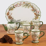 Winters Forest Christmas Ceramic Mug
