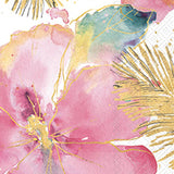 Flamingo Fever Flower Guest Towel