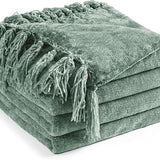 Darby Chenille Throw | Sage