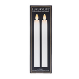 Luxury Lite Flameless Taper Candles- set of 2