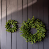 Norfolk Pine Real Touch Wreath - 12"