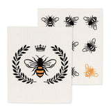 Bee in Crest Dishcloths