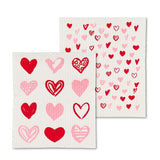 Hearts Dishcloths | Set of 2