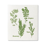 Assorted Herbs Dishcloth