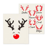 Rudolph & Names Dishcloths