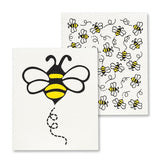 Allover Bees Dishcloths