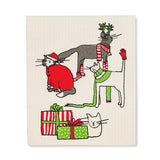 Holiday Cats Dishcloths