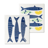 Fish & Lemons Dish Cloth