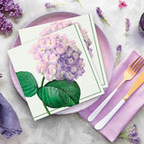 Luncheon Vintage Hydrangea Napkins