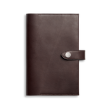 Medium Snap Journal Cover | Dark Brown