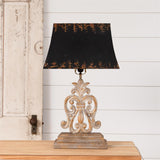 Black Lamp Shade | Fleur-De-Lis Style