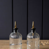 Oil & Vinegar Glass cruet bottles
