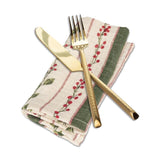 Hollyberry Stripes Napkin