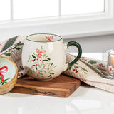 Hollyberry Stripes Kitchen Towel