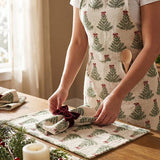Holiday Trees with Bows Placemat