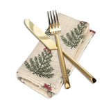 Holiday Trees with Bows Napkin