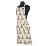 Holiday Trees with Bows Apron