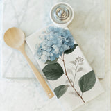 Blue Hydragea Tea Towel
