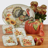 Harvest Morning Fall Pumpkin Tureen with Ladle