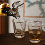 Stag Drinks Pourer and Shot Glass Set