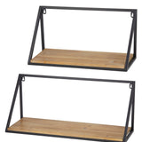 Hemingway Wood & Iron Shelf