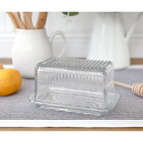 Hemingway Glass Butter Dish