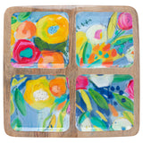 Cheerful Blossoms 4 Sectioned Tray