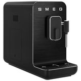 Smeg Super Automatic Espresso Machine with Steam Wand, Full Black